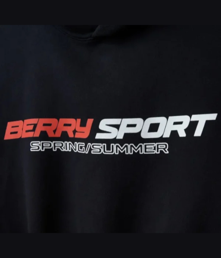 Cropped Berry Sport Gv Gallery Hoodie
