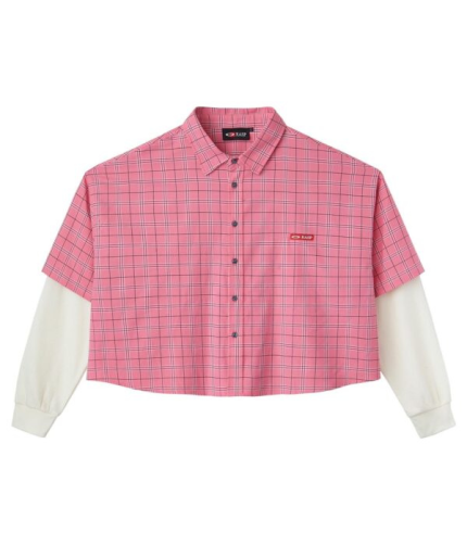 Raspberry Gv Gallery Cropped Pink Tlannel Thermal