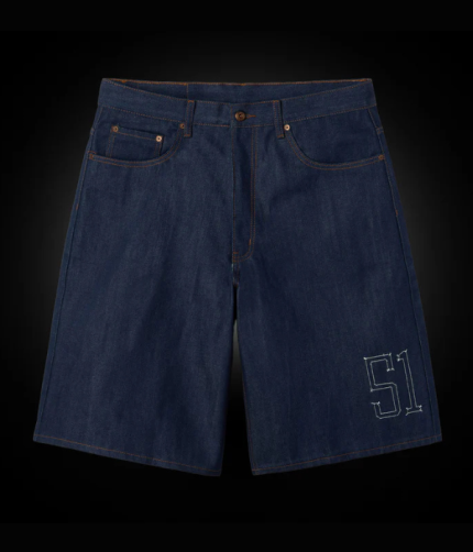 Ichiro 51 Raw Raspberry Hills Shorts Denim