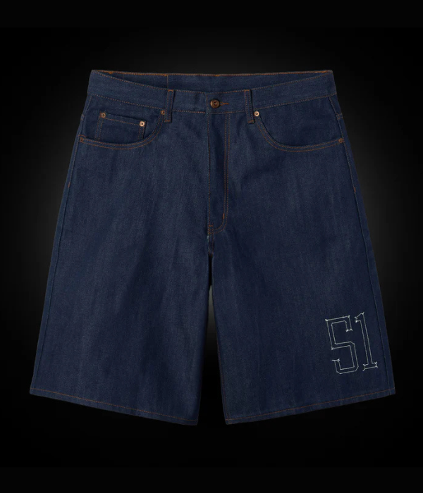 Ichiro 51 Raw Raspberry Hills Shorts Denim Ichiro 51 Raw Raspberry Hills Shorts Denim